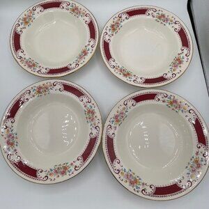 Homer Laughlin Vintage B1315 Soup Bowls Width 8 1/8' Crafted USA Hand Wash